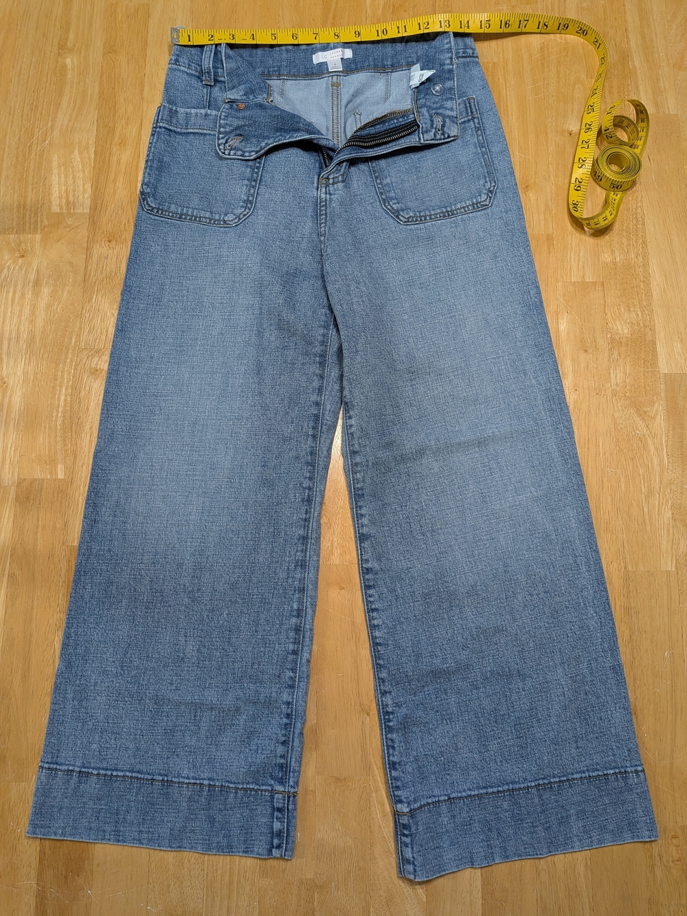 Lauren Conrad Wide Leg High Rise Women Jeans in Blue